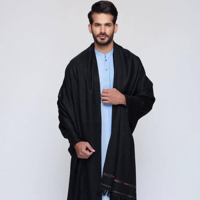 Wool shawls for men
