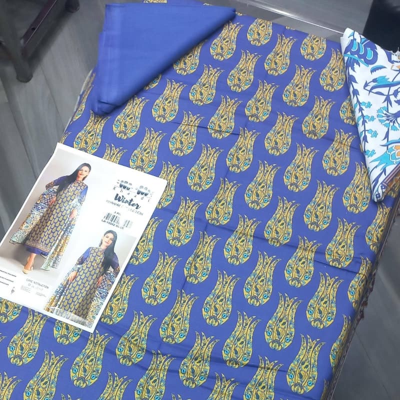 3pcs women's Khaddar suits