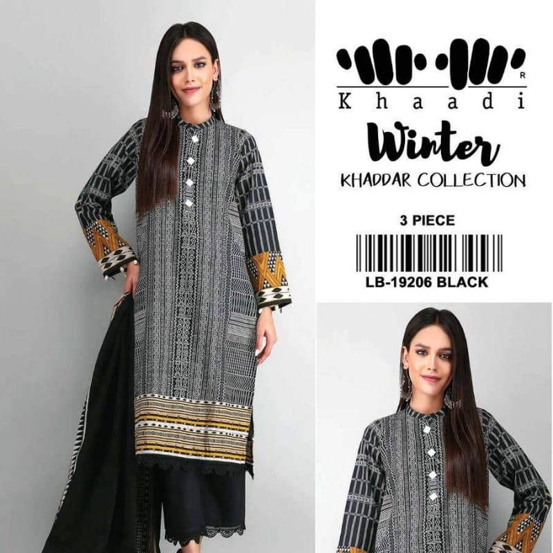 3pcs Printed Khaddar winter collection