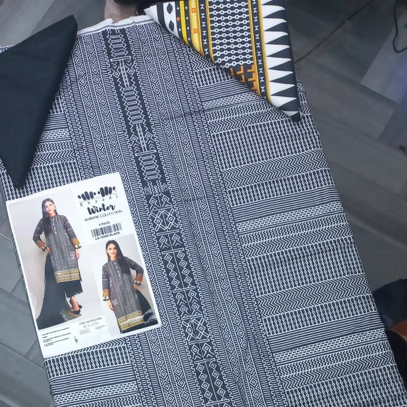 3pcs Printed Khaddar winter collection