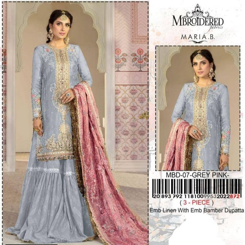 3pcs Winter Unstitched Suits
