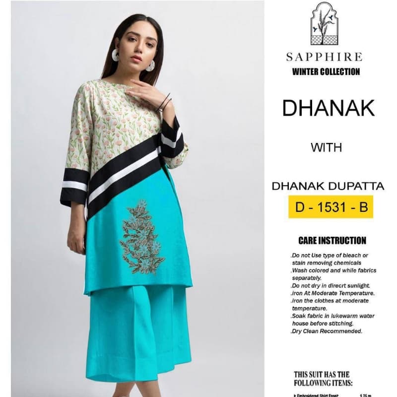 3pcs Dhanak Suits collection