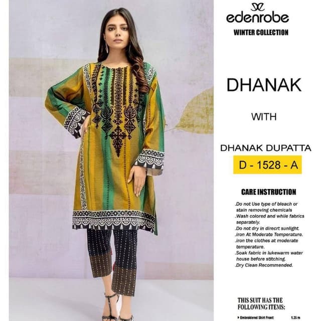3pcs Dhanak Suits collection