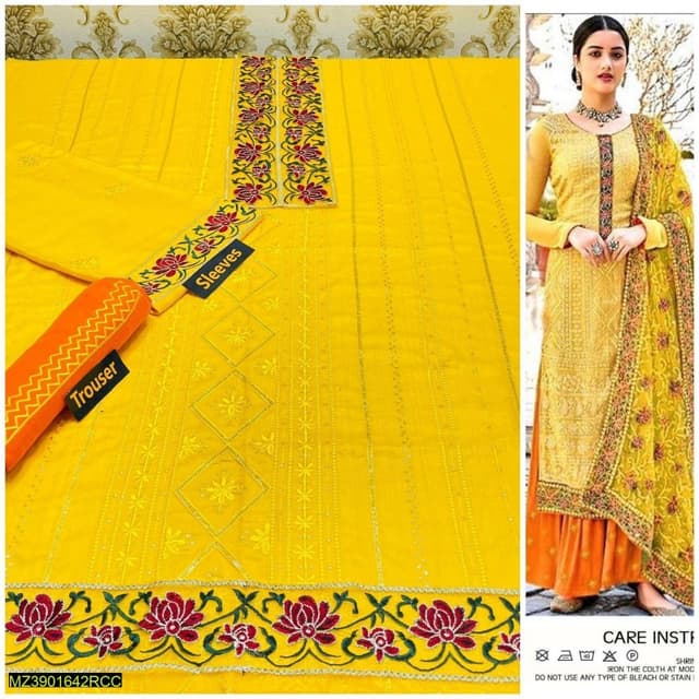 2pcs Unstitched women's Suits collection