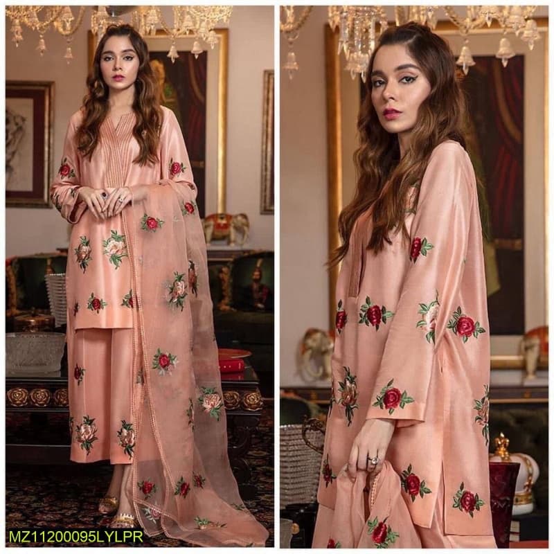 3pcs Silk Katan Suits collection
