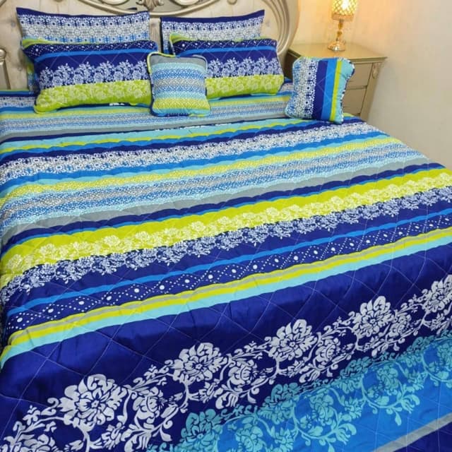 8pcs Leather Cotton Comforter Set