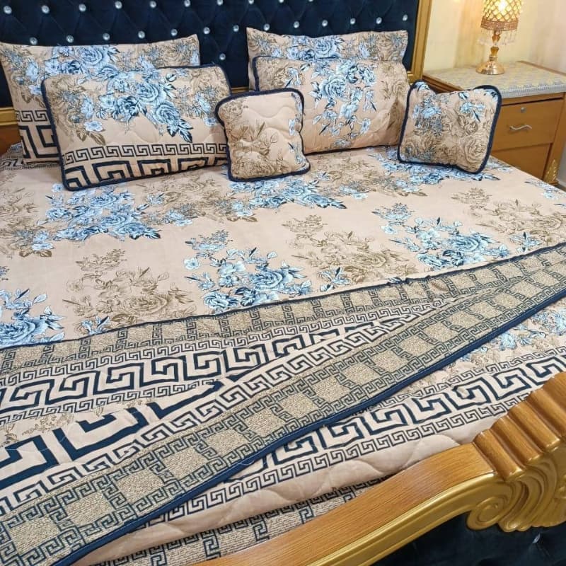 8pcs Leather Cotton Comforter Set