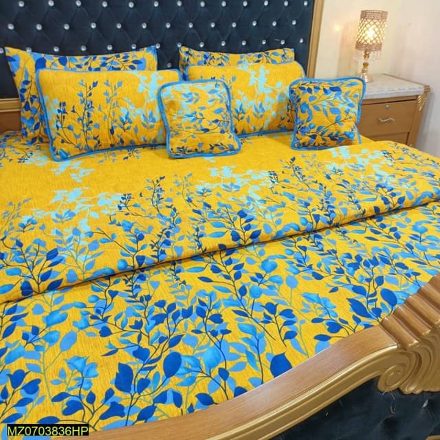 8pcs Leather Cotton Comforter Set