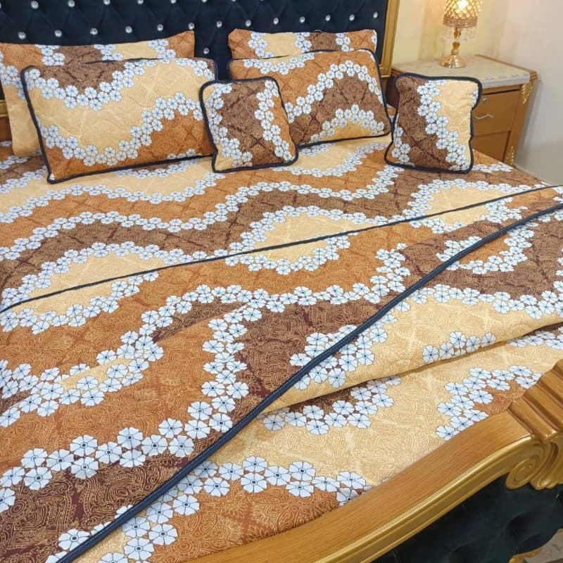 8pcs leather cotton comforter set