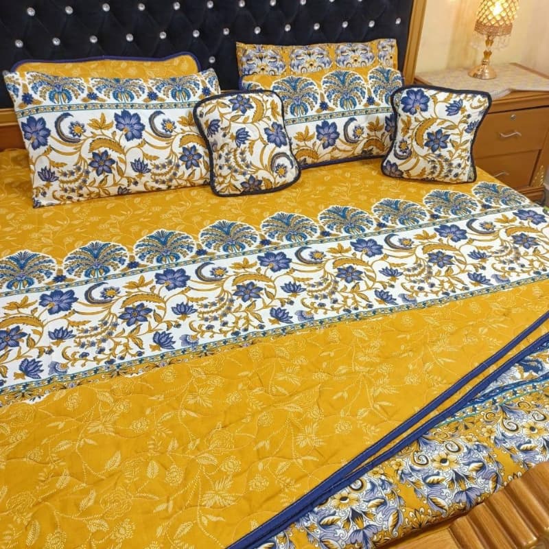 8pcs Leather Cotton Comforter Set