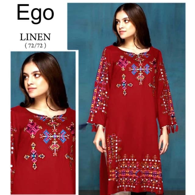 2pcs Linen Winter Collection Suits