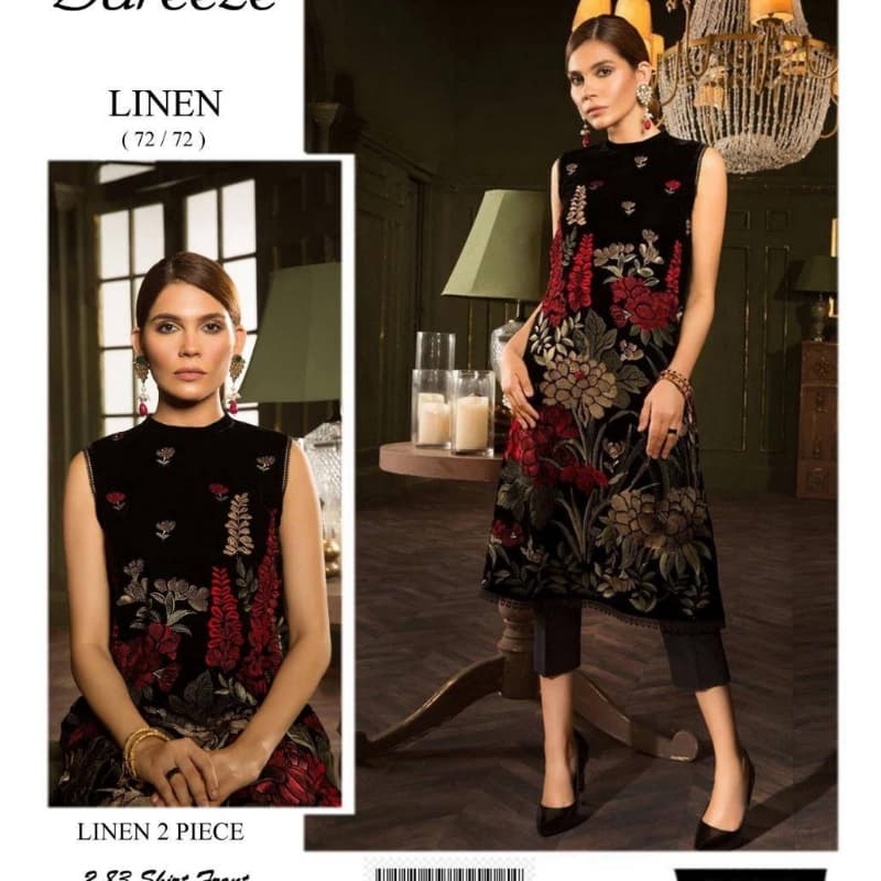 2pcs Linen Winter Collection Suits