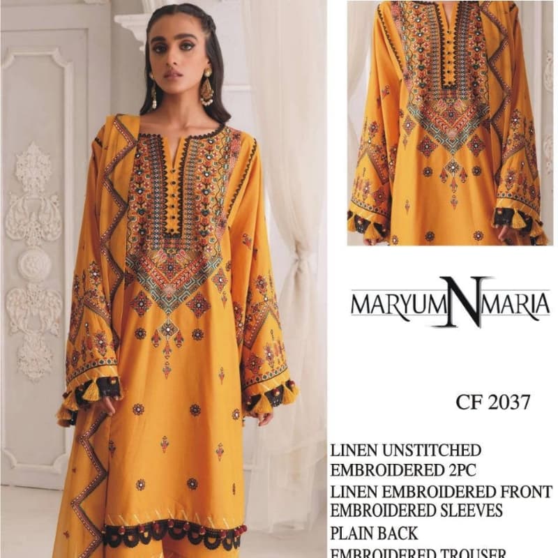 3pcs Printed embroidered Suits