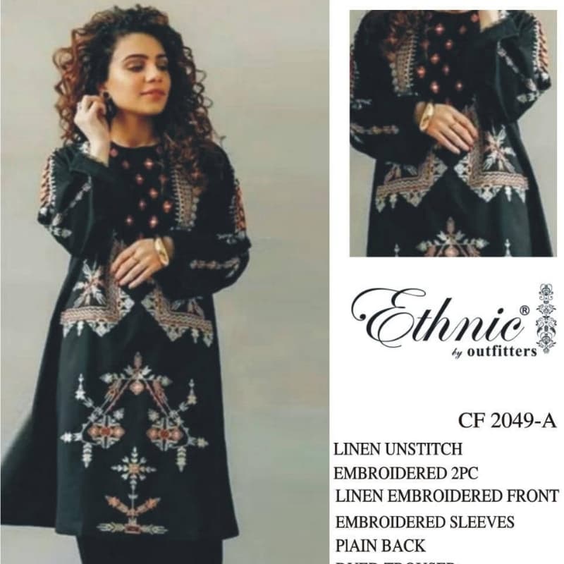 3pcs Printed embroidered Suits