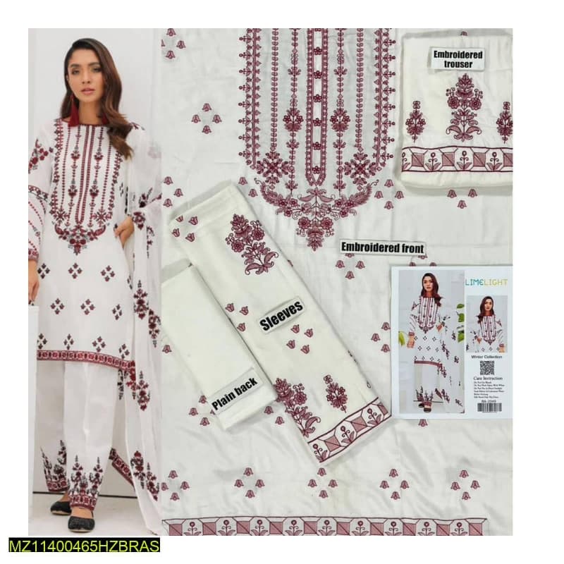 2pcs Linen Embroidered Suits collection