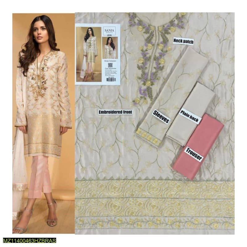 2pcs Linen Embroidered Suits collection