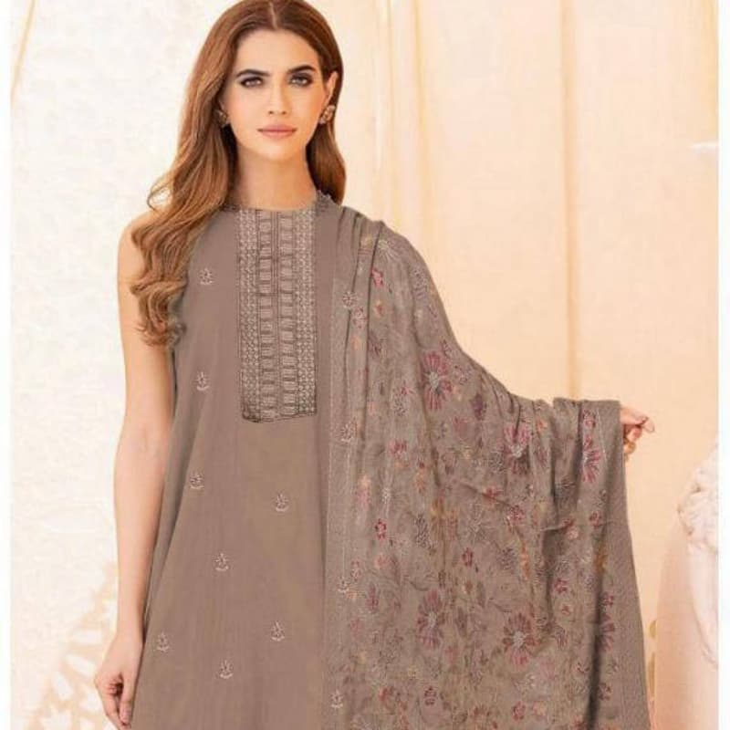 3pcs Unstitched women's Suits