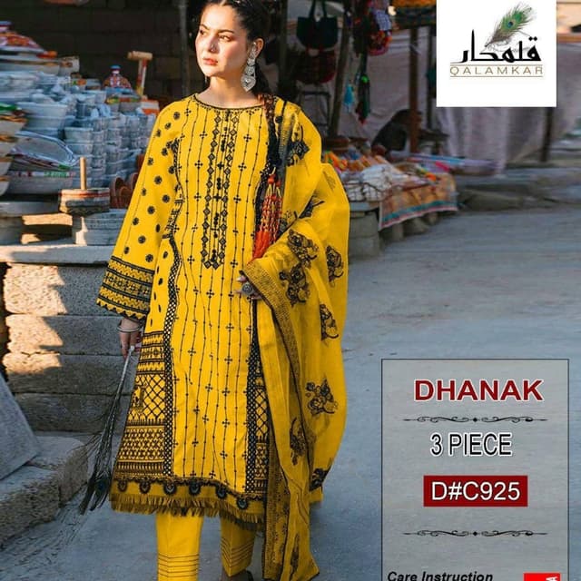3pcs embroidered Suits collection