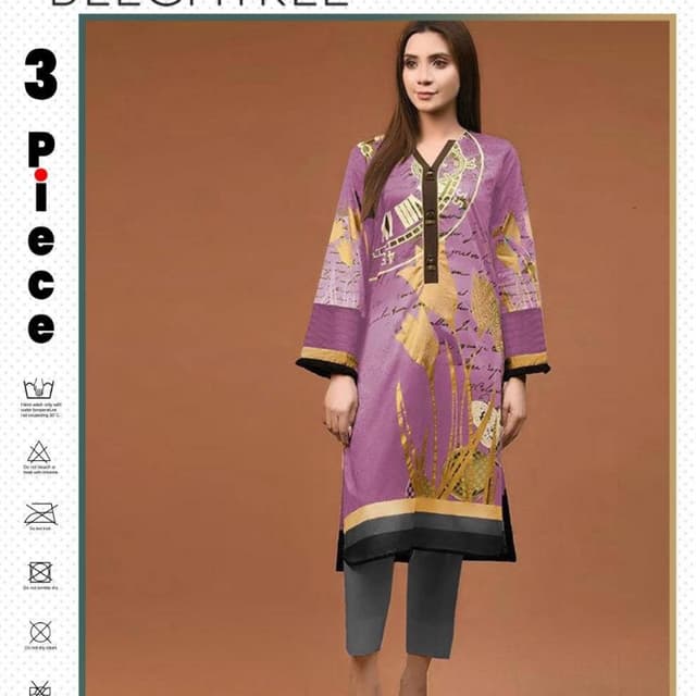 3pcs Linen Embroidered Suits collection