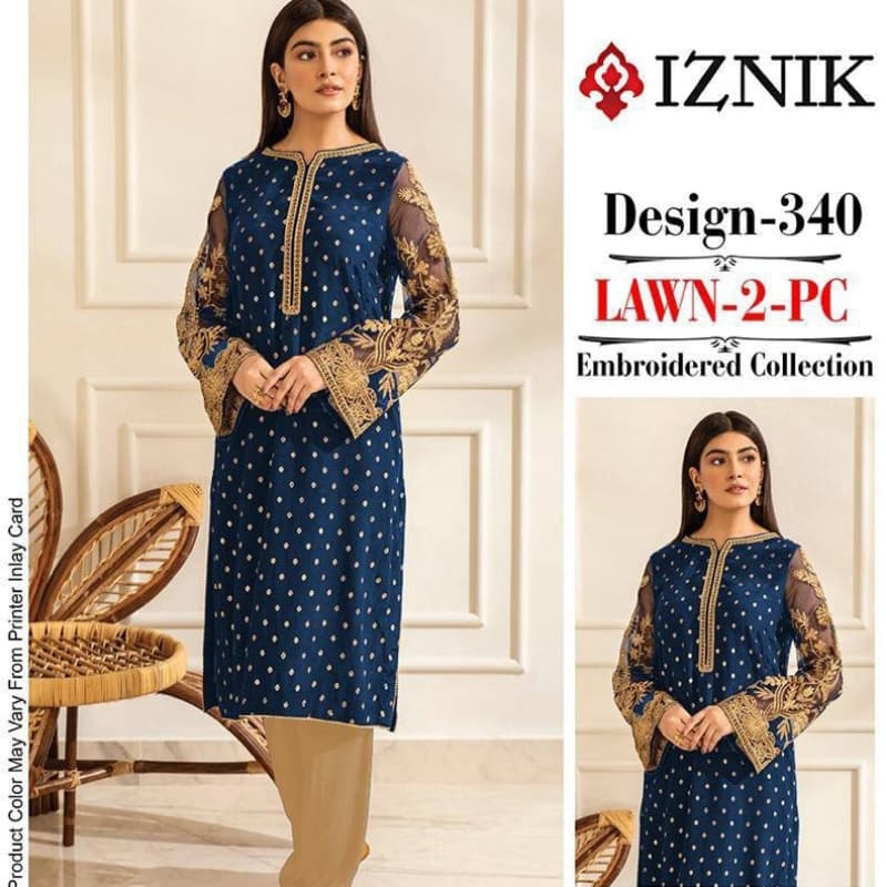 2pcs Linen Embroidered Suits collection