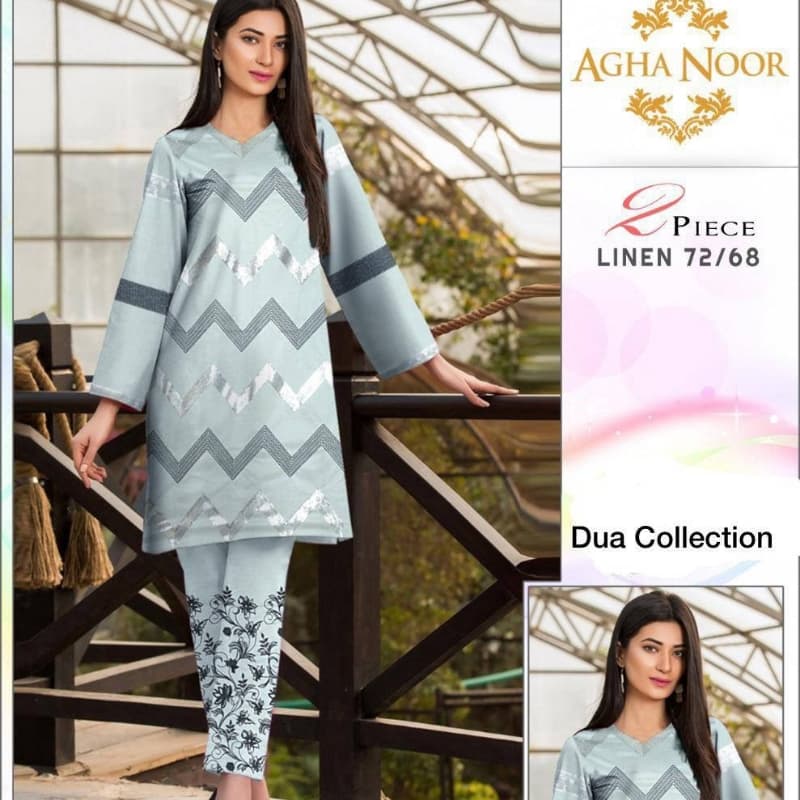 2pcs Linen Embroidered Suits collection