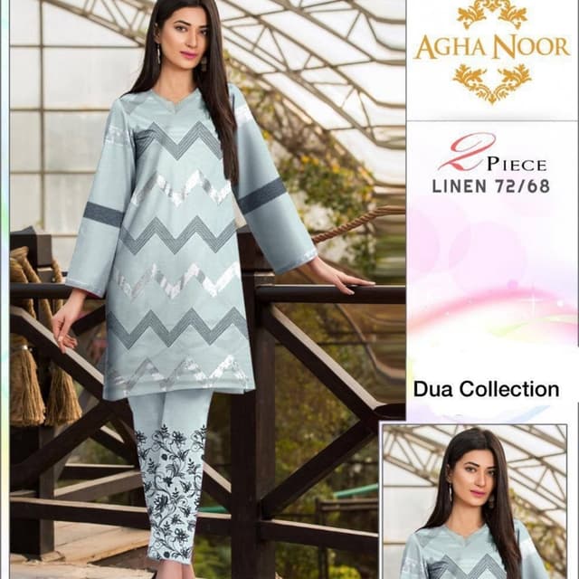 2pcs Linen Embroidered Suits collection
