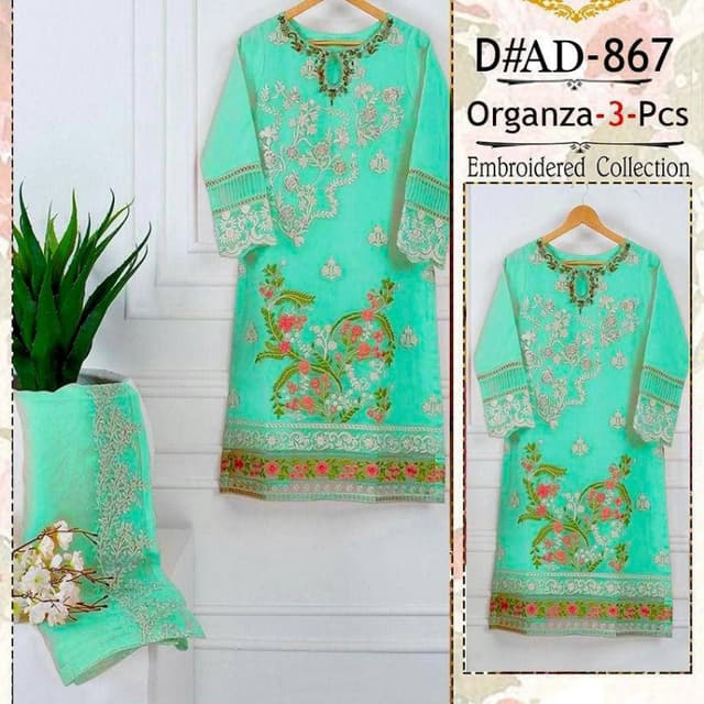 3pcs Linen Embroidered Suits collection
