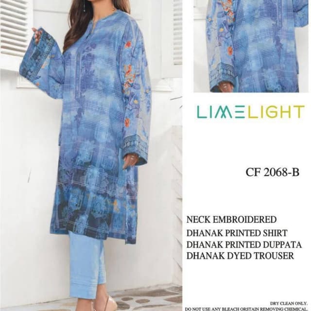 3pcs Dhanak suits collection