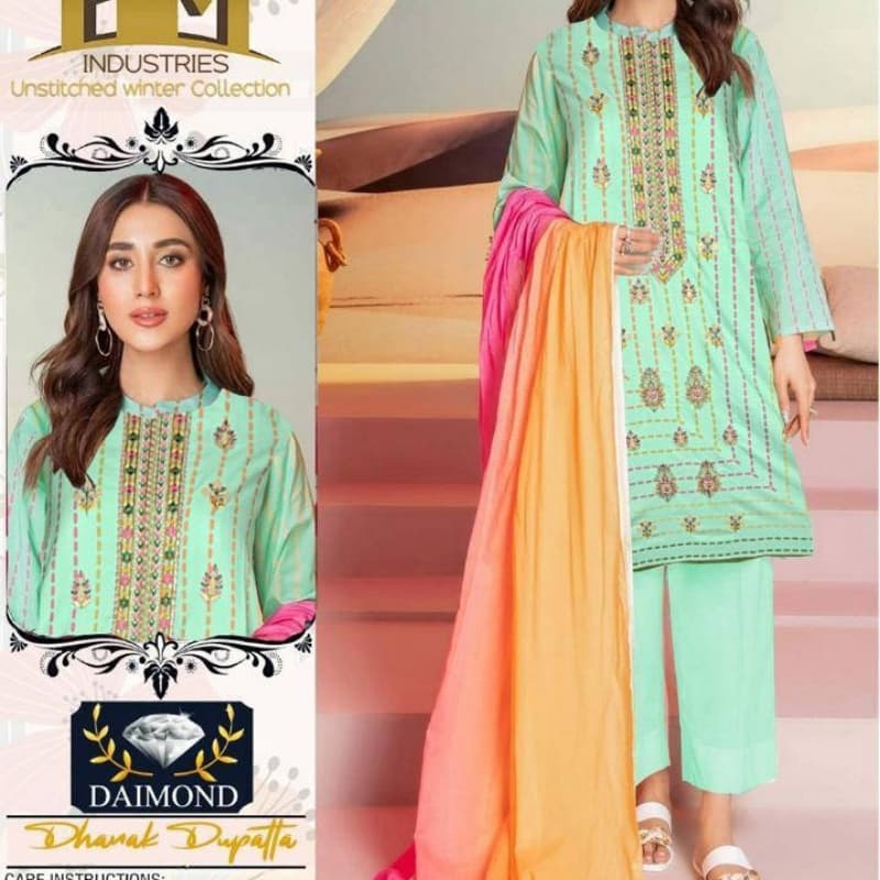 3pcs Dhanak suits collection