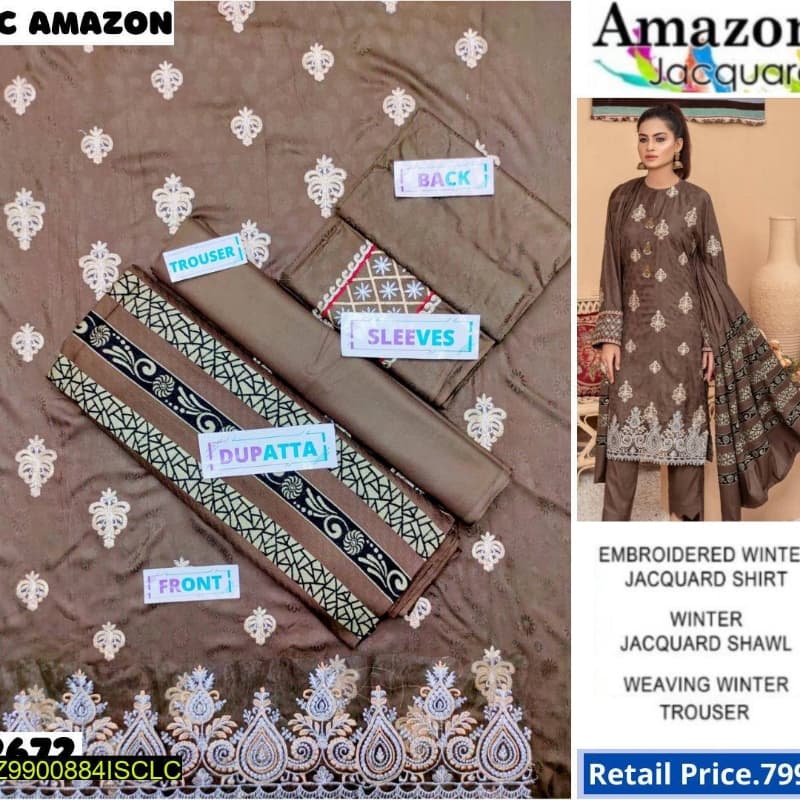 3pcs Unstitched suits collection