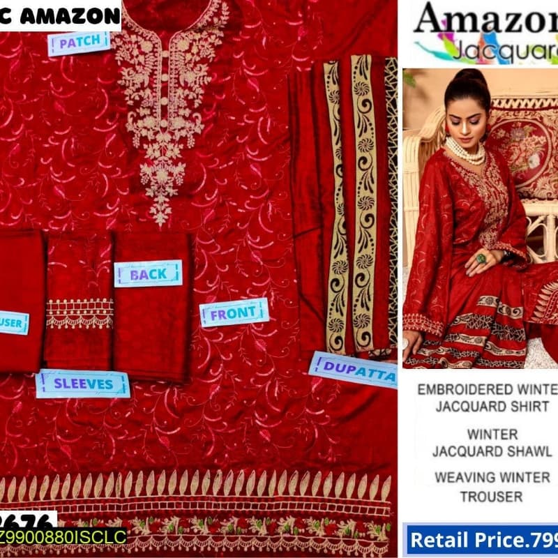 3pcs Unstitched suits collection
