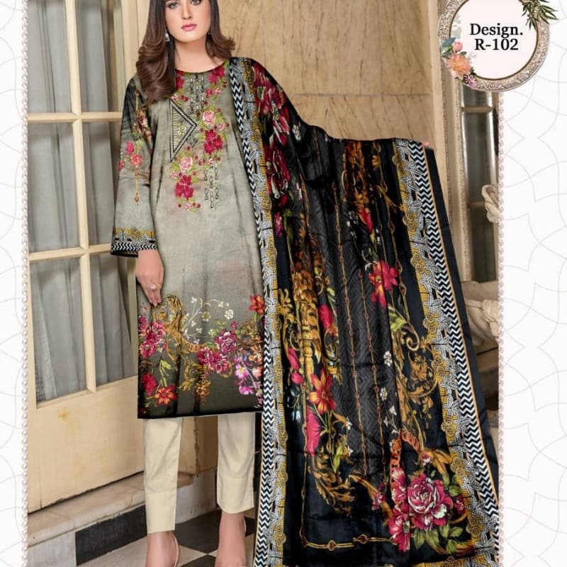 3pcs Unstitched Suits collection