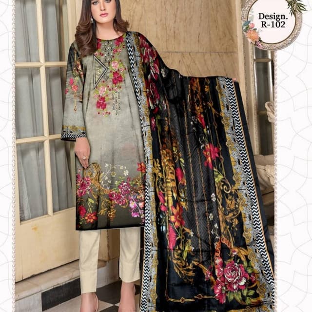 3pcs Unstitched Suits collection