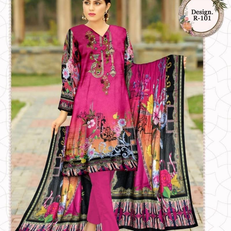3pcs Unstitched Suits collection
