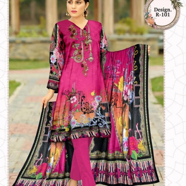 3pcs Unstitched Suits collection