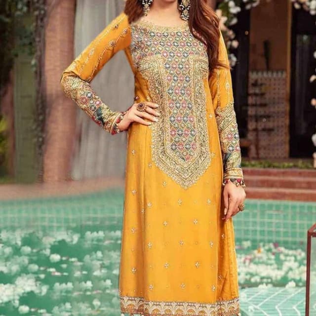 2pcs Linen Embroidered Suits collection