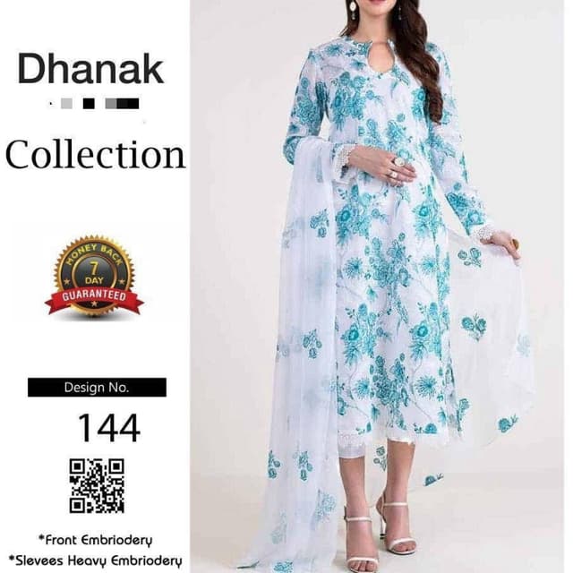 3pcs embroidered Suits collection