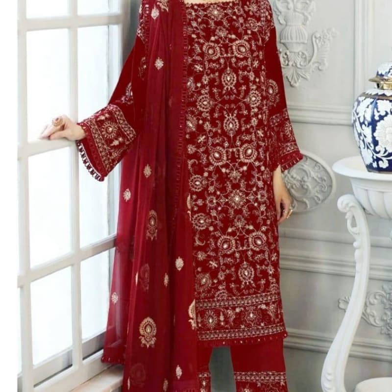 3pcs Dhanak suits collection