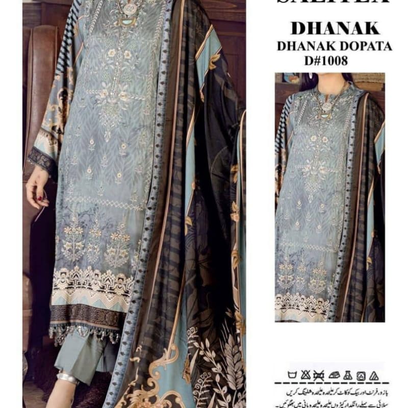 3pcs Dhanak suits collection