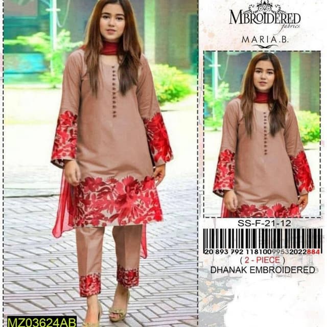 2pcs Dhanak suits collection