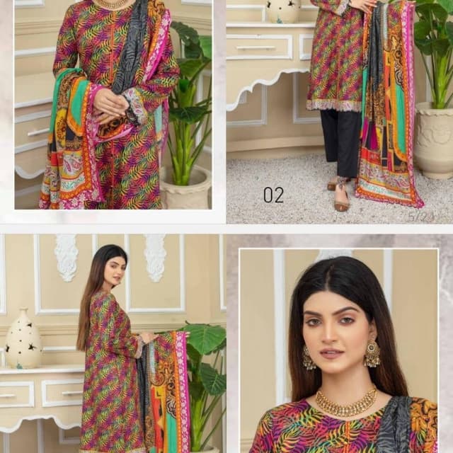 3pcs Original Printed Suits
